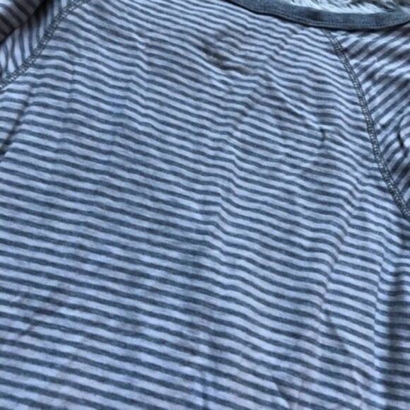 J. Crew Gray Striped Button Up Cardigan Sweater - Picture 4 of 7